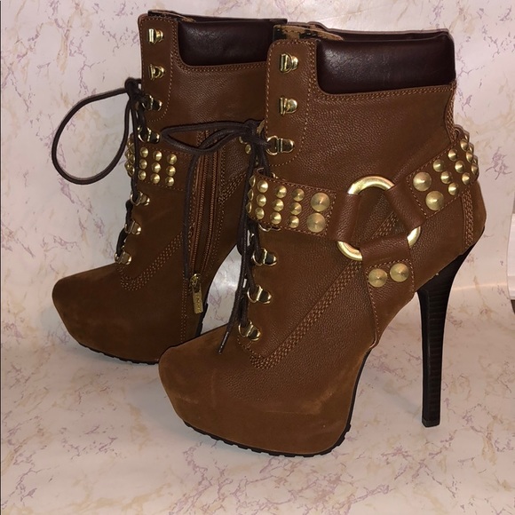 Camel Brown Ankle boots - Picture 2 of 4